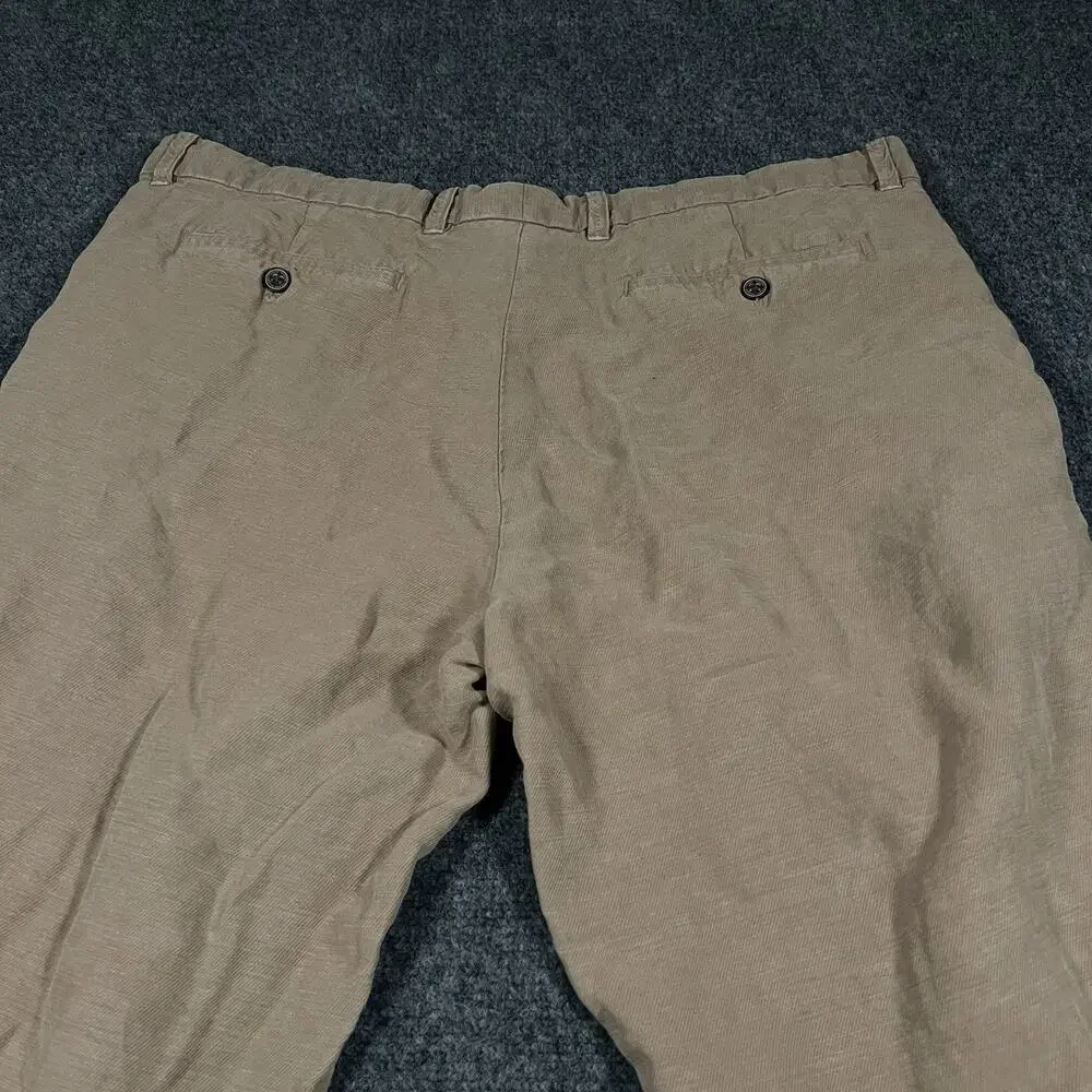 Tommy Bahama Pants Mens 39x26 Linen Tencel Blend Drawstring Relaxed Casual